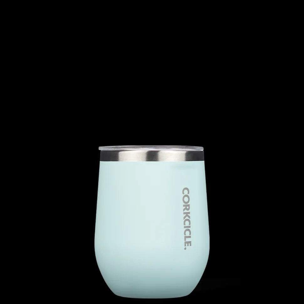 Stemless & Flute-CORKCICLE Classic Stemless Gloss Powder Blue