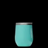 Stemless & Flute-CORKCICLE Classic Stemless Gloss Turquoise