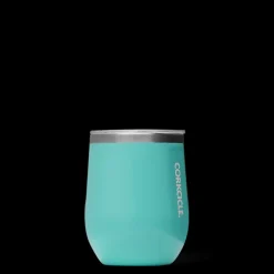 Stemless & Flute-CORKCICLE Classic Stemless Gloss Turquoise