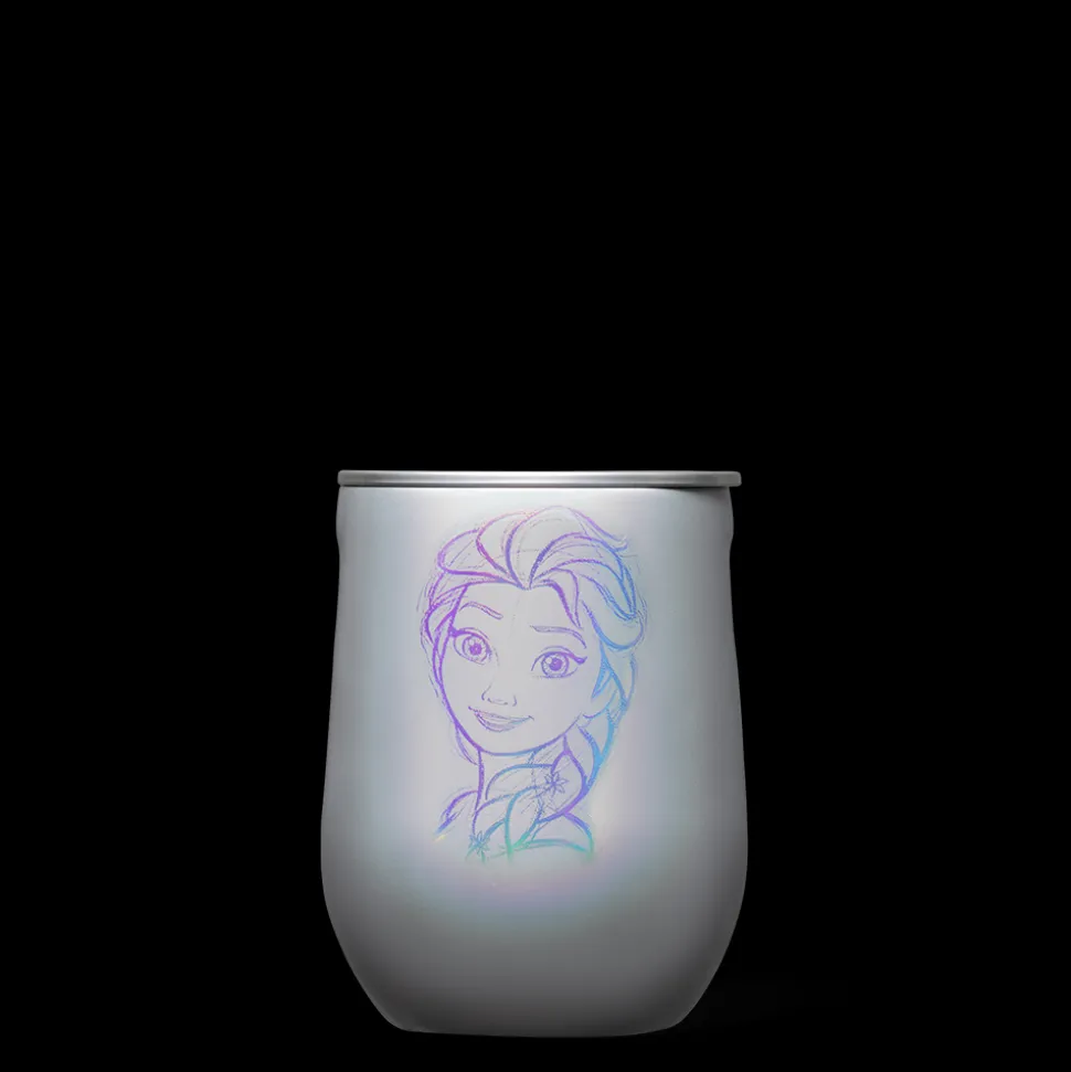 Stemless & Flute-CORKCICLE Disney100 Heritage Sketch Stemless Elsa