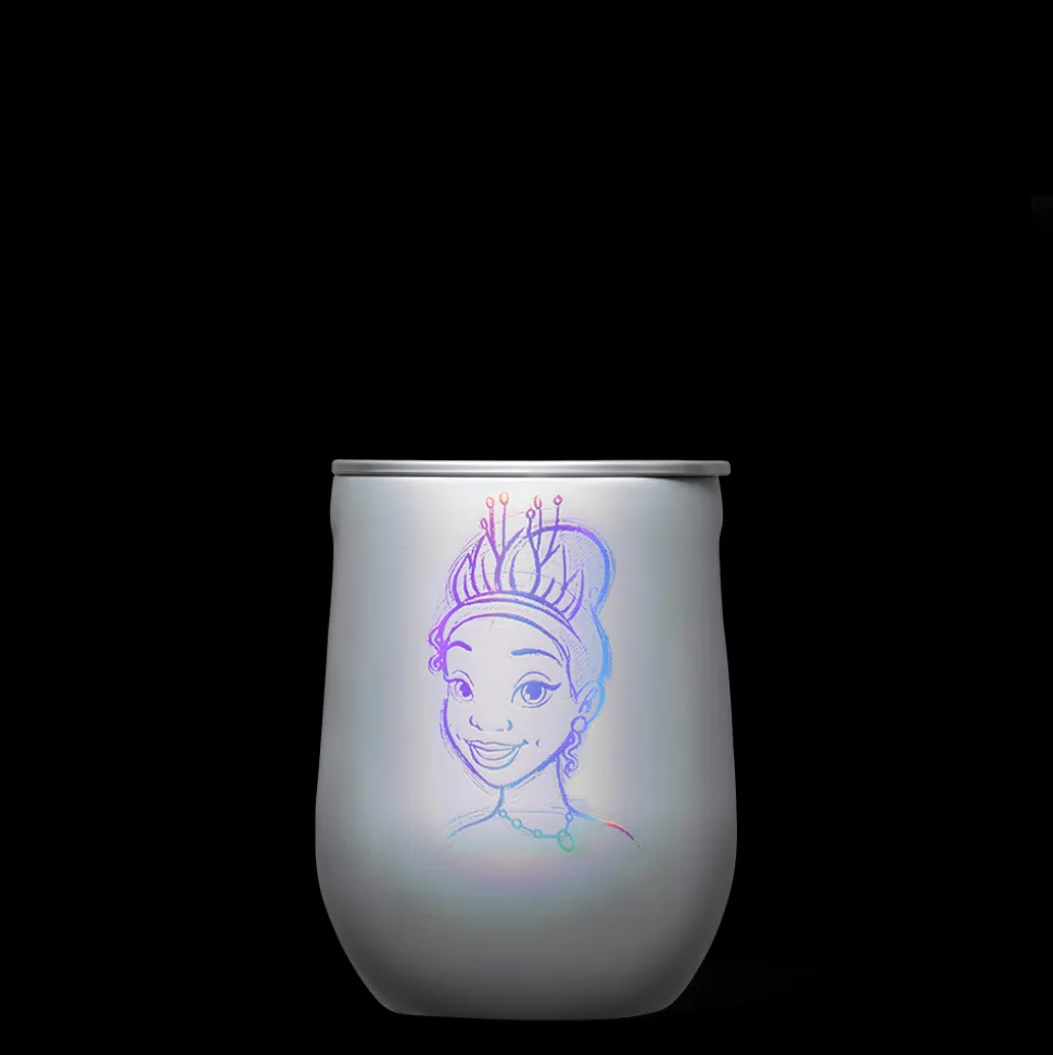 Stemless & Flute-CORKCICLE Disney100 Heritage Sketch Stemless Tiana