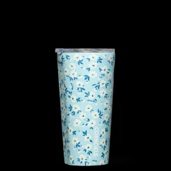 Tumbler-CORKCICLE Floral Tumbler Ditsy Floral Blue