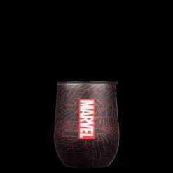 Stemless & Flute-CORKCICLE Marvel Stemless Marvel Logo