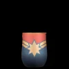 Stemless & Flute-CORKCICLE Marvel Stemless Captain Marvel