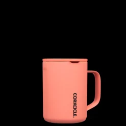 Coffee Mug-CORKCICLE Neon Lights Coffee Mug Coral
