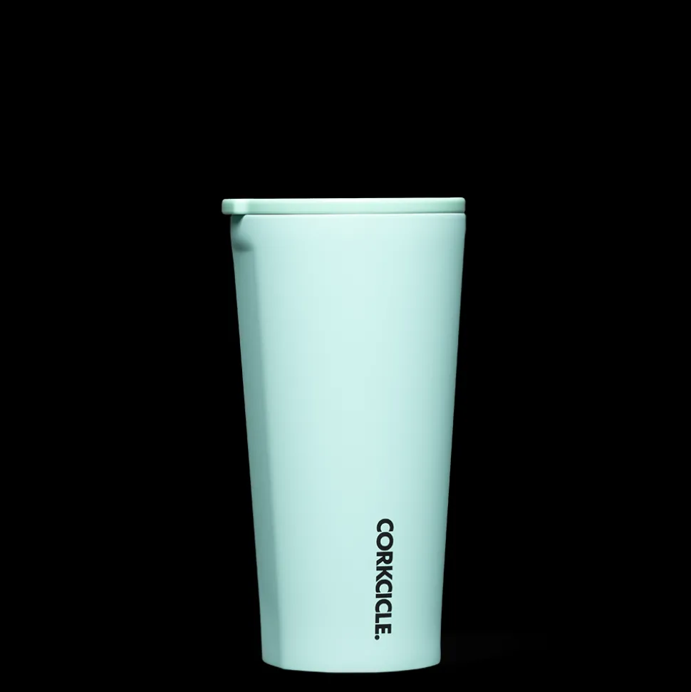Tumbler-CORKCICLE Neon Lights Tumbler Sun Soaked Teal