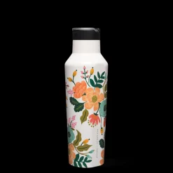 Canteen-CORKCICLE Rifle Paper Co. Sport Canteen Cream Lively Floral