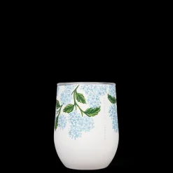 Stemless & Flute-CORKCICLE Rifle Paper Co. Stemless Cream Hydrangea