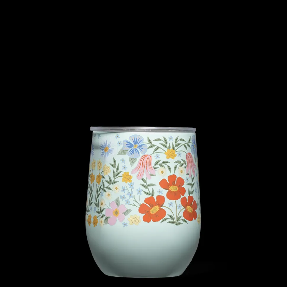 Stemless & Flute-CORKCICLE Rifle Paper Co. Stemless Bramble